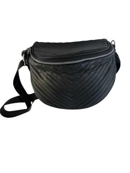 Ledvinka Kabelka (ONE SIZE) FASHION TES245904-TS/DUR (Velikost ONE SIZE, Barva Černá)