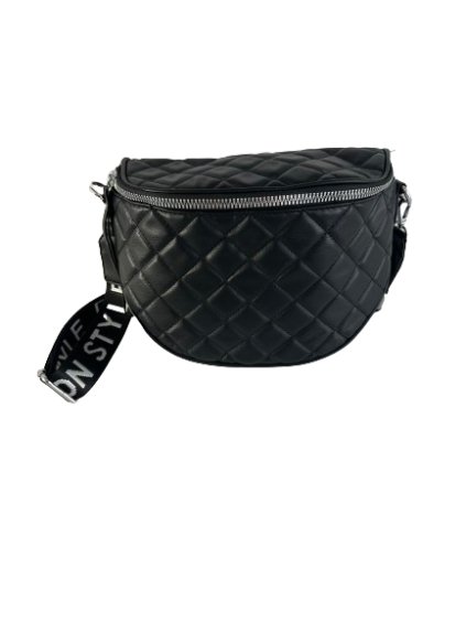 Ledvinka Kabelka (ONE SIZE) FASHION TES24V6658/DUR (Velikost ONE SIZE, Barva Černá)