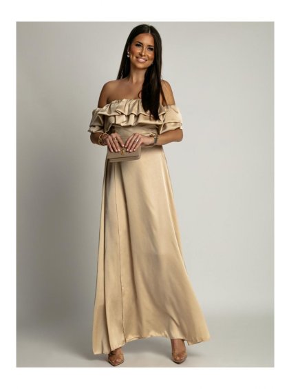 Souprava elegantní sukně dlouhá a crop top carmen dámská (36/38 ONE SIZE) POLSKÁ MÓDA IMLAZ242430581/DU