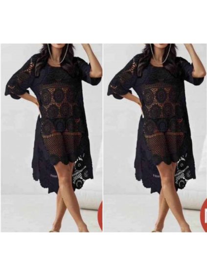 Tunika přehoz přes plavky dámská (S/M/L ONE SIZE) ITALSKÁ MÓDA IMWB24063/DUR
