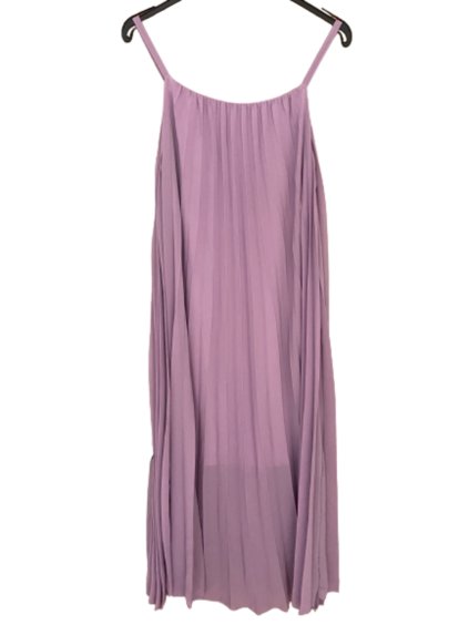 Šaty letní šifonové skládané na ramínka dámské (S/M/L/XL ONE SIZE) ITALSKÁ MÓDA IMC22468/DR