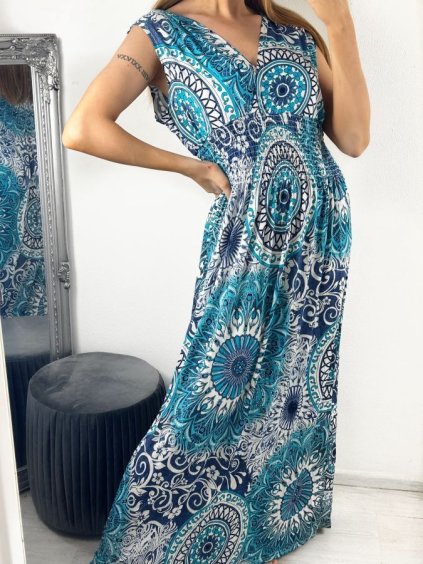 Šaty letní icecool bez rukávu dámské (M/L, XL/2XL) AINUOSI  ITALSKÁ MODA IMB249079/DUR (Velikost M/L, Barva červená)