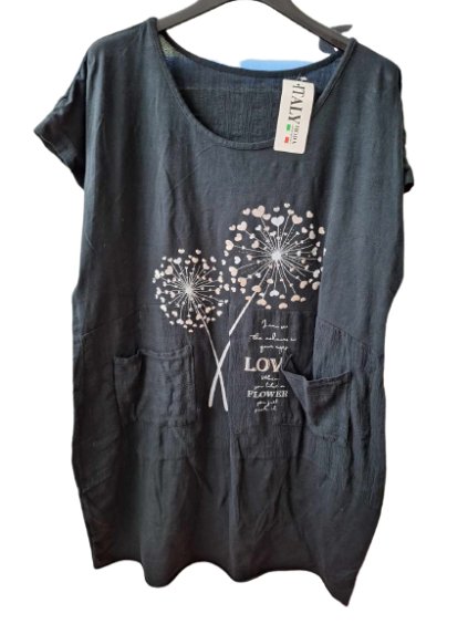 Šaty krátký rukáv dámské nadrozměrné (XL/2XL/3XL ONE SIZE) ITALSKÁ MÓDA IMN23001/DUR (Velikost 2XL/3XL, Barva bílá)