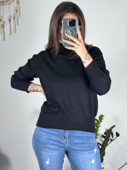 Svetr rolák dlouhý rukáv dámský (M/L/XL/2XL ONE SIZE) ITALSKÁ MÓDA IMWT24DT55559-1/DR (Velikost XL/2XL, Barva béžová)