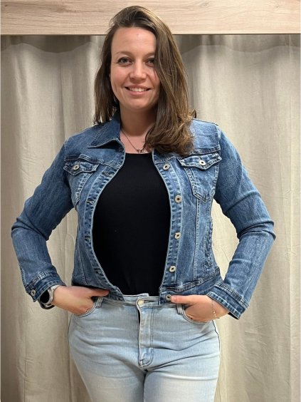 Bunda riflová dámská (S-2XL) M.SARA MSR24A2090-4/DR