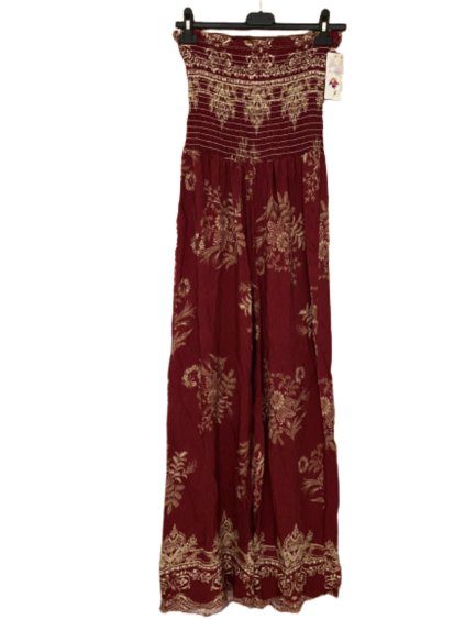 Overal dlouhý  bez ramínek dámský (S/M ONE SIZE) ITALSKá MODA IM723BOOHO/DU (Velikost S/M/L, Barva Černá)