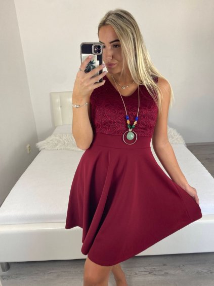 Šaty elegantní krátké bez rukávu  dámské (S/M ONE SIZE) ITALSKÁ MÓDA IM3221124/DU (Velikost S/M, Barva Černá)