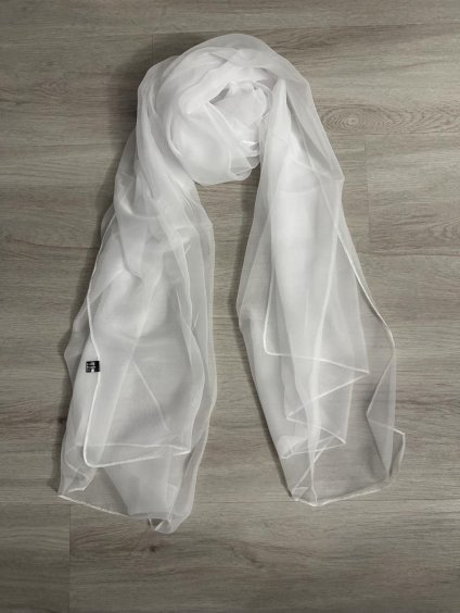 Šátek lehký dámská (ONE SIZE) DELFIN DEL24WJ-085/DR (Velikost ONE SIZE, Barva bílá)