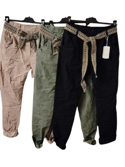 Kalhoty strečové dlouhé dámské (M/L ONE SIZE) ITALSKá MODA IM423FRIDO/DUR