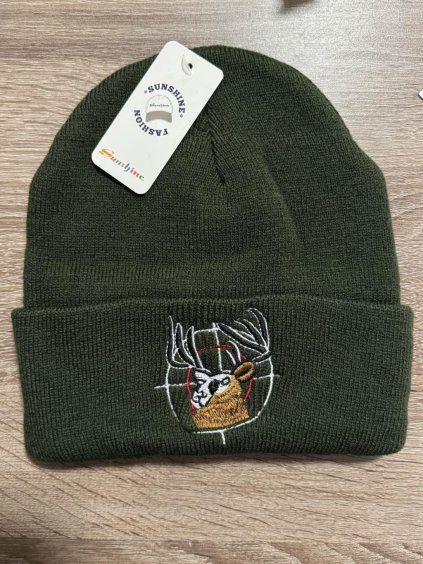 Čepice zimní myslivecká pánská PV324103-2/DR (Velikost ONE SIZE, Barva zelená khaki)