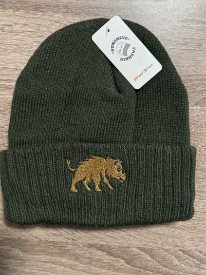 Čepice zimní myslivecká pánská PV324103-4/DR (Velikost ONE SIZE, Barva zelená khaki)