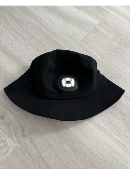 Klobouk s baterkou pánský (uni) POLSKÁ VÝROBA PV324MVD-A/DR (Velikost ONE SIZE, Barva Černá)