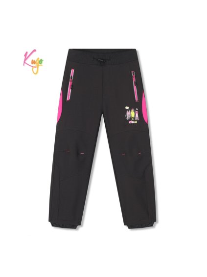 Dívčí softshellové kalhoty zateplené KUGO HK5055