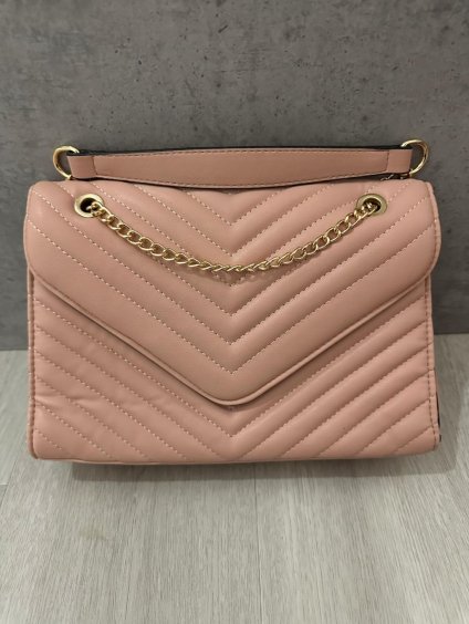 Kabelka dámská (ONE SIZE) ITALSKÁ MÓDA IM2624T-8198/DR (Velikost ONE SIZE, Barva růžová starorůžová)