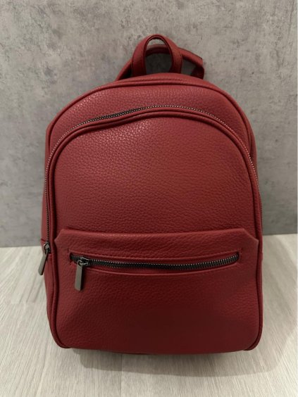 Batoh dámský (ONE SIZE) ITALSKÁ MÓDA IM2624LX2823/DR (Velikost ONE SIZE, Barva vínová)