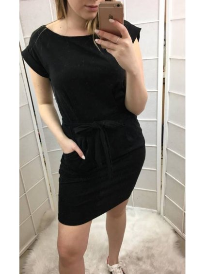 Šaty sportovní dámske (S/M ONE SIZE) ITALSKÁ MODA IMC21176IMD/DR (Velikost S/M/L, Barva modrá královská)