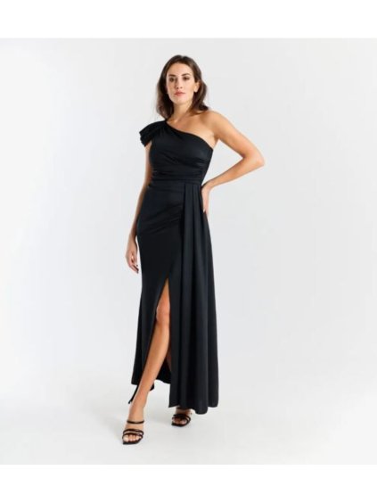 Šaty společenské bez rukávu dámské (S/M/L ONE SIZE) ITALSKÁ MÓDA IMPSH245760/DR