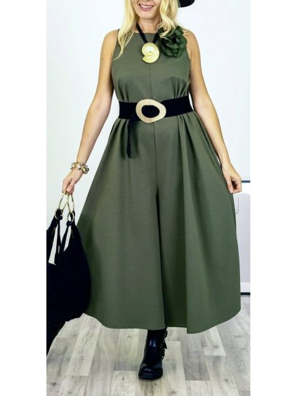 Overal dlouhý oversize bez rukávu dámský (S/M/L ONE SIZE) ITALSKÁ MÓDA IMWAD25384