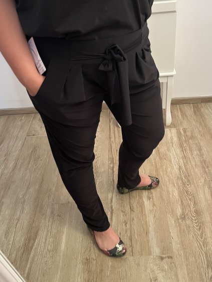 Kalhoty letní dlouhé aladinky icecool dámské (L/XL/2XL ONE SIZE) ITALSKÁ MÓDA  IM323ICEC/DR (Velikost XL/2XL, Barva béžová)