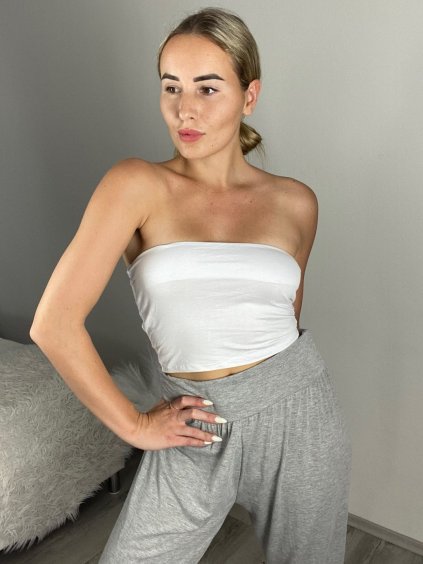 Croptop bez rukávu dámský (S/M ONE SIZE) ITALSKÁ MÓDA IMPMD242765/DUR