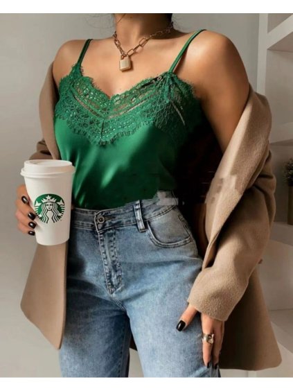 Tílko na ramínka dámské (S/M/L ONE SIZE) ITALSKÁ MÓDA IMPBB25O8651