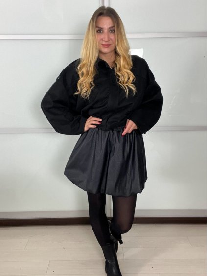 Bunda oversize dlouhý rukáv dámská (S/M/L ONE SIZE) ITALSKÁ MÓDA IMD25232