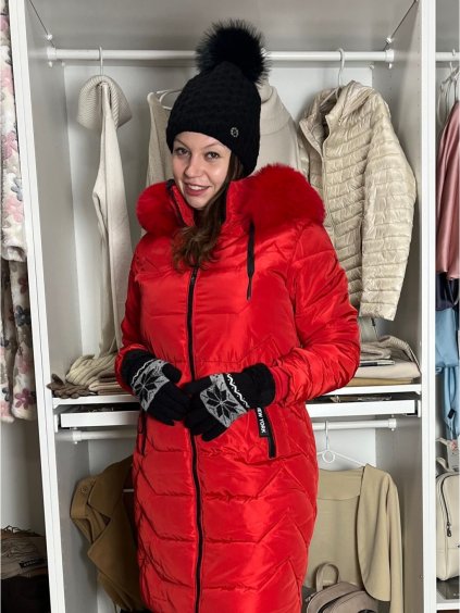 Čepice zimní dámská (ONE SIZE) VEILO POLSKÁ VÝROBA PVe25PERFECT1/DUR (Velikost ONE SIZE, Barva bílá)