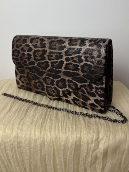Kabelka psaníčko dámské (ONE SIZE) JESSICA LIS25A-2597/DUR (Velikost ONE SIZE, Barva hnědá leopard)