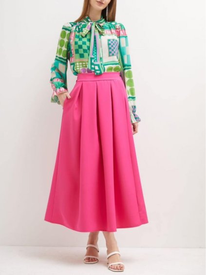 Sukně maxi dlouhá dámská (S/M ONE SIZE) ITALSKÁ MÓDA IMD23202