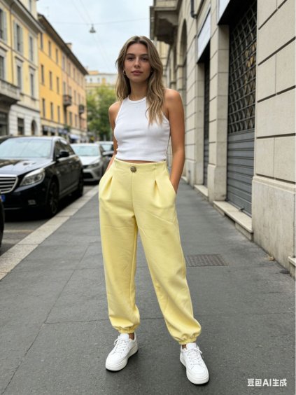 Tepláky elegantní dámské nadrozměr (44/46/48 ONE SIZE) ITALSKÁ MÓDA IM426009