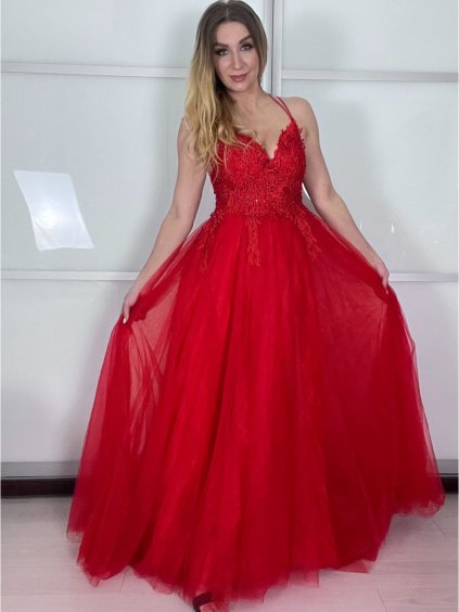 Šaty elegantní společenské/svatební na ramínka dámské (S/M.ONE SIZE) ITALSKÁ MÓDA IMM2218831