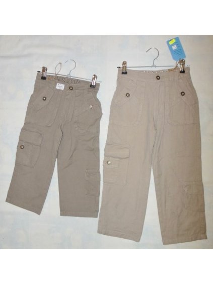 Kalhoty dětské chlapecké (98-134) KUGO B2011 šedá 98-104