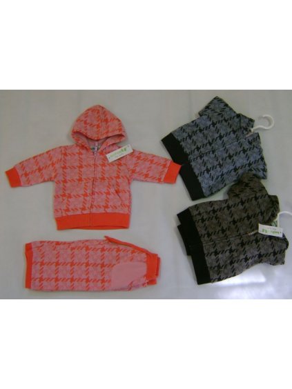 Souprava tepláková kojenecká mix dívčí a chlapecká (68-92) WOLF M2960 růžová 86 (Barva šedá, Velikost 80)