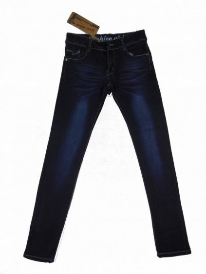 Rifle jeans dorost dívčí (134-164) GOOD CHILDREN P1173 modrá 134 (barva modrá, Velikost 164)