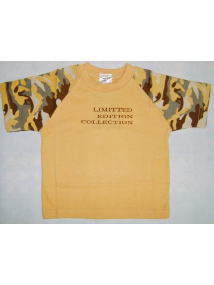 Tričko dětské chlapecké krátký rukáv (92-128) COANDIN T1217 oranžová 92