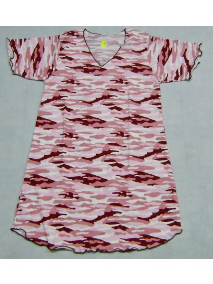 Noční košile dětská dívčí (98-128) NKW310 růžová 104 (barva růžová, Velikost 140)