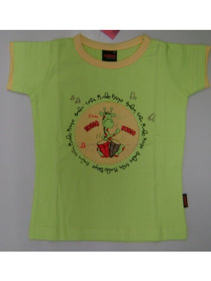 Tričko kr. rukáv dětské dívčí (90-100) COONOOR 09-043 sv. zelená 100 (barva zelená světlá, Velikost 130)