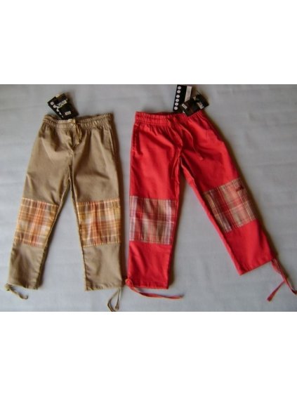 Kalhoty slabé dětské (98-128) NEVEREST K091-K010 (Barva červená, Velikost 116)