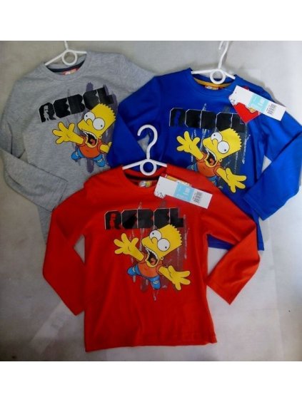 Tričko dl. dětské chlapecké (98-128) SIMPSON DISNEY HM1123