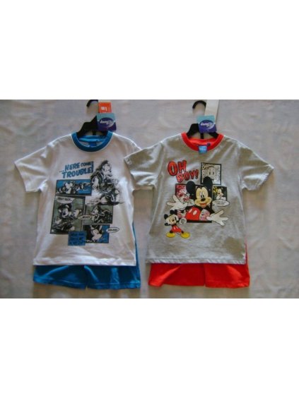 Pyžamo krátké mickey mouse dětské chlapecké (3-8let) DISNEY 2050-E12F