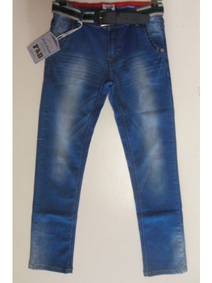 Rifle jeans dětské dorost chlapecké (4-12 let) FaD FD-6029 104/4roky modrá