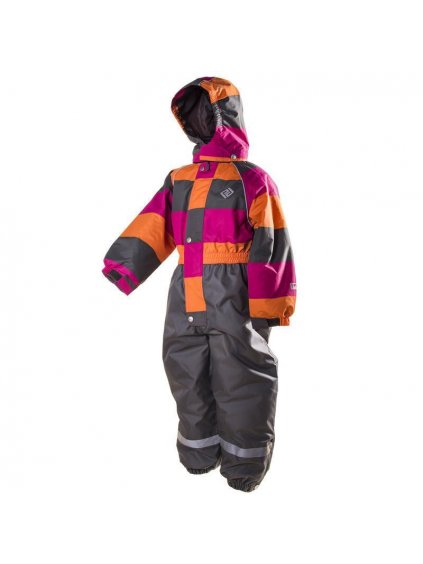 Kombinéza dětská zimní nepromokavá lyžařská dívčí (98-128) Pidilidi PD1040-01