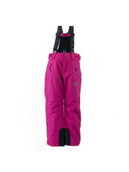 Kalhoty zimní oteplené lyžařské dětské dorost dívčí i chlapecké (98-158) Pidilidi PD1008-03 (Barva růžová, Velikost 98)