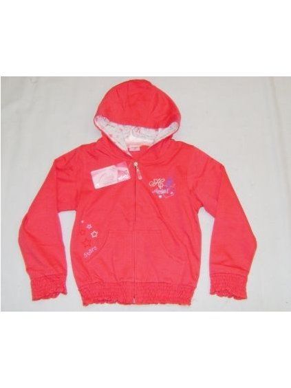 MIKINY DĚTSKÁ DÍVČI KUGO T5901 růžová 110