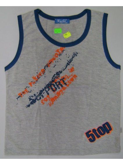 TÍLKO DĚTSKÉ CHLAPECKÉ KUGO DK-062 šedá 128