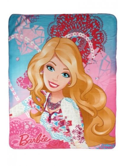 Deka dětská dívčí (120*150 cm) BARBIE SETINO 720-015