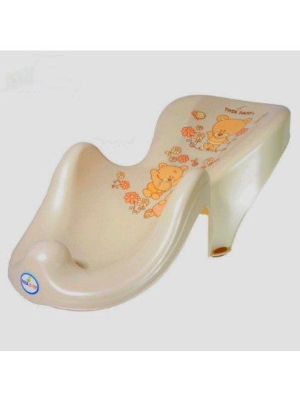 Plastové lehátko do vaničky méďa