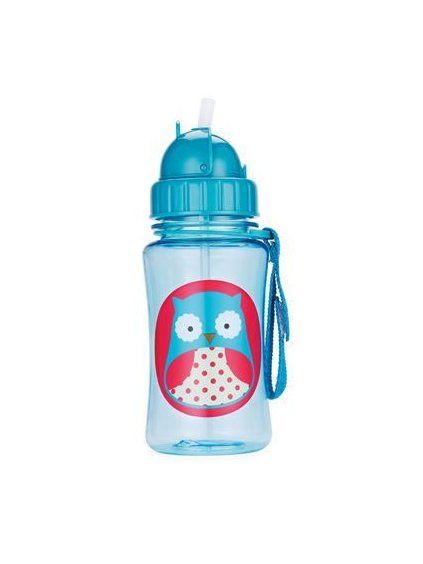 SKIP HOP Zoo Lahvička s brčkem SH252 SOVIČKA 350 ml