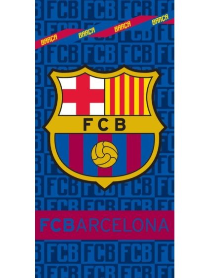 Osuška plážová dětská fc barcelona (70*140cm) SETINO 820-869