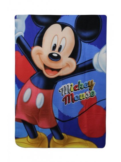 Deka přikrývka mickey mouse dětská chlapecká (100*140 cm) SETINO MIC-H-BLANKET-15